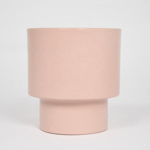 Macetero metálico KUP 20cms rosa